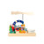 5.5" Graupner Santa Scene Christmas Pyramid Tea Light Candle Holder - IMAGE 1
