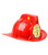 Red Children’s Fire Fighter Helmet with Lights and Siren Halloween Costume Accessory - IMAGE 2