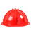 Red Firefighter Helmet Halloween Costume Accessory - IMAGE 4