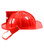 Red Firefighter Helmet Halloween Costume Accessory - IMAGE 6