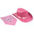 Pink Cowboy/Cowgirl Hat with Pink Bandanna - IMAGE 2