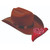 Brown Cowboy/Cowgirl Hat with Red Bandanna - IMAGE 2