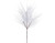 Flocked Long Needle Pine Artificial Christmas Spray - 28" - Green and Snow White - IMAGE 1