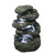 11" LED Lights Five Level Rocks Outdoor Garden Fountain - IMAGE 1