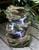 Quad Level Log Perched Upon Stones Water Fountain - 11" - IMAGE 2