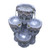 LED Lighted Cascading Flower Girl Outdoor Water Fountain - 31.75" - IMAGE 2