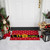 Red and Black Santa Suit Buckle "Welcome" Coir Christmas Outdoor Doormat 18" x 30" - IMAGE 2