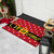 Red and Black Santa Suit Buckle "Welcome" Coir Christmas Outdoor Doormat 18" x 30" - IMAGE 3