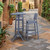 3-Piece Gray Stackable Outdoor Patio Bar Set 42.5" - IMAGE 2