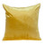 20" Yellow and Gray Cotton Transitional Throw Pillow - IMAGE 1