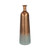 Large Handmade Striped Tapered Vase - 28.5" - Copper Finish - IMAGE 2