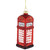 4.5" Red Euro Phone Booth Glass Christmas Ornament - IMAGE 3
