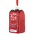 4" Red Santa's Mailbox Glass Christmas Ornament - IMAGE 3