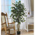 4' Artificial Silk Potted Ficus Tree - IMAGE 4
