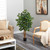 4' Artificial Silk Potted Ficus Tree - IMAGE 6