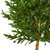 4.5' Artificial Olive Cone Topiary Outdoor Tree in Black Pot - IMAGE 2