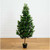 UV Resistant Olive Outdoor Artificial Topiary Tree - 4.5' - Green - IMAGE 3