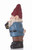 Standing Gnome Holding a Lantern Outdoor Garden Statue - 18.25"