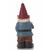 Standing Gnome Holding a Lantern Outdoor Garden Statue - 18.25"