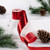 Shimmering Red Wired Craft Christmas Ribbon 2.5" x 10 Yards - IMAGE 2