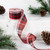 Red and Black Plaid Wired Craft Christmas Ribbon 2.5" x 10 Yards - IMAGE 2