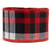Red and Black Plaid Wired Craft Christmas Ribbon 2.5" x 10 Yards - IMAGE 4