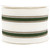 White and Green Striped Wired Craft Ribbon 2.5" x 10 Yards - IMAGE 4