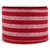 Red and White Striped Wired Craft Christmas Ribbon 2.5" x 10 Yards - IMAGE 4