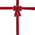 14' Red and White Velvet Christmas Door Bow - IMAGE 3
