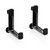 Set of 2 Black Balconera Window Box Bracket 10" - IMAGE 1