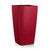 30” Red Cubico Premium Planter with Water Reservoir - IMAGE 1