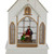 LED Lighted Holy Family Church Scene Christmas Snow Globe - 12"