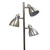 3-Light Tree Floor Lamp with Rotating Shade - 63.5" - Silver - IMAGE 1