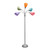 5-Light Adjustable Gooseneck Floor Lamp with Shades - 67" - Multicolor - IMAGE 1