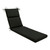 Canvas Outdoor Patio Chaise Lounge Cushion - 72.5" - Midnight Black - IMAGE 1