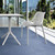 3-Piece White Folding Outdoor Patio Bistro Set 32.25" - IMAGE 3