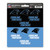 12ct NFL Carolina Panthers Automotive Mini Decal Stickers 6.25” - IMAGE 1