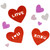 Set of 5 Double Sided Valentine's Day Gel Window Clings - IMAGE 6
