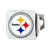 4” NFL Pittsburgh Steelers Chrome Automobile Hitch Cover - IMAGE 1