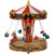 Animated and Musical Carnival Carousel LED Lighted Christmas Village Display - 10.75" - IMAGE 3