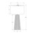 Geometric Columnar Base Table Lamp with Ivory Shade - 29.25" - Cream White - IMAGE 6