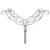 24" Antler Silver Decorative Adjustable Wreath Hanger - IMAGE 1