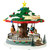 LED Lighted Musical and Animated Christmas Carousel Village Display - 10.5" - IMAGE 6