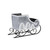 Galvanized Christmas Sleigh Tabletop Decoration Gray - 18.25" - IMAGE 5