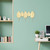 Overlapping Leaves Cast Iron Coat Hanger - 18.25" - Gold Finish - IMAGE 3