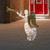 48" LED Lighted Gold and Silver Trumpeting Angel Outdoor Christmas Outdoor Decoration - IMAGE 2