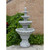 Cascading French Quarter Outdoor Garden Fountain - 84" - Sandstone Gray Finish - IMAGE 1