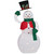 LED Lighted and Animated Tipping Hat Snowman Outdoor Christmas Figure - 36" - Warm White Lights - IMAGE 4