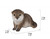 Leaning Forward Otter Outdoor Garden Statue - 7.5" - IMAGE 4