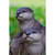 9.5" Playing Otters Outdoor Garden Statue - IMAGE 2